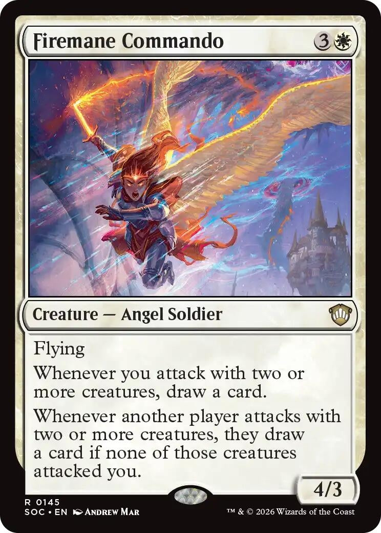 Image for Firemane Commando (145) (SOC) - Magic: The Gathering