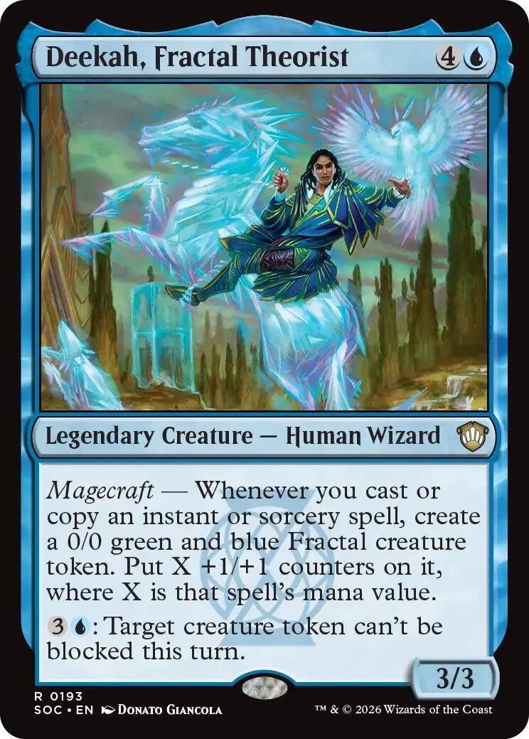 Image for Deekah, Fractal Theorist (193) (SOC) - Magic: The Gathering