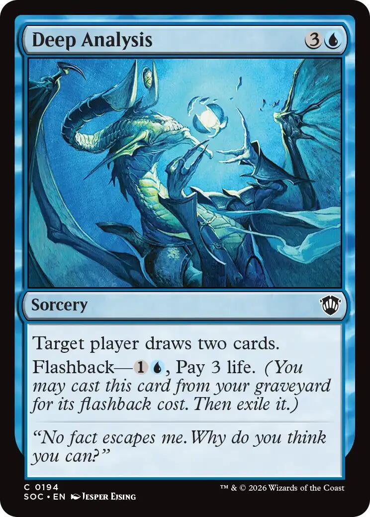 Image for Deep Analysis (194) (SOC) - Magic: The Gathering