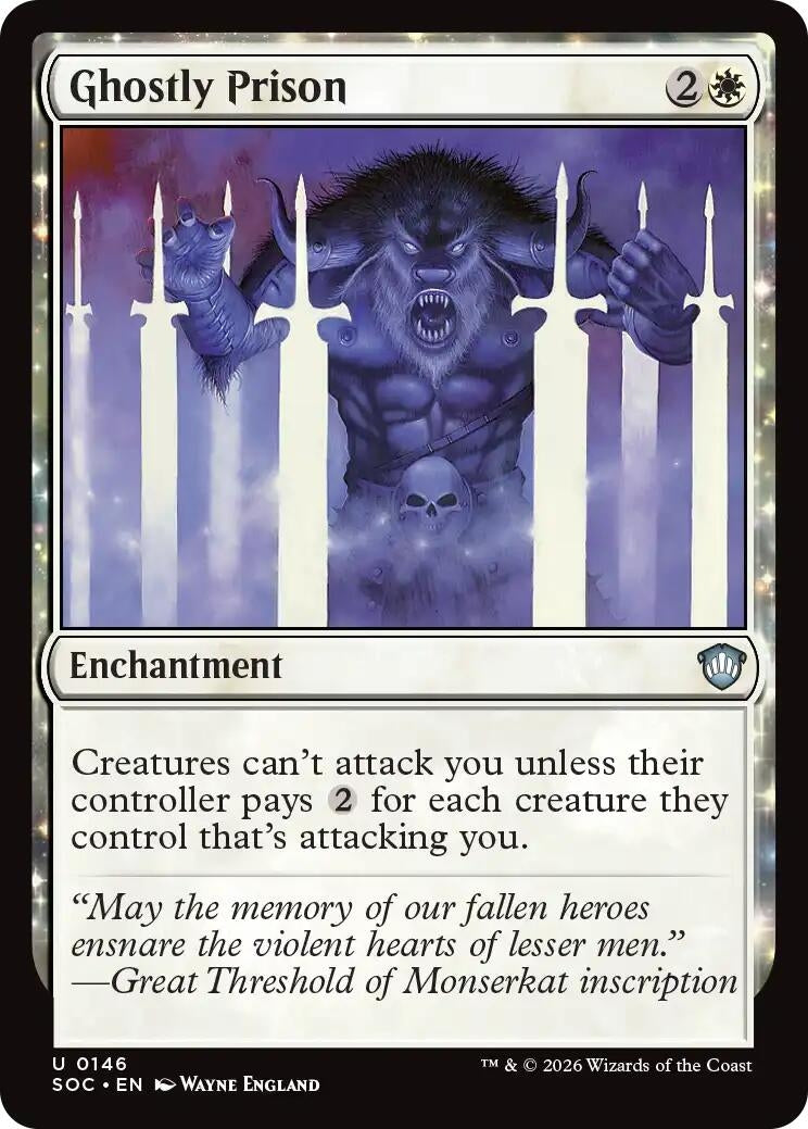 Image for Ghostly Prison (146) (SOC) - Magic: The Gathering