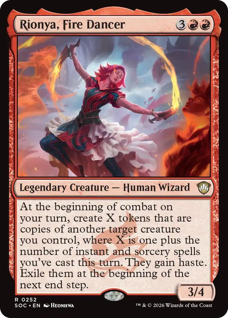 Image for Rionya, Fire Dancer (252) (SOC) - Magic: The Gathering