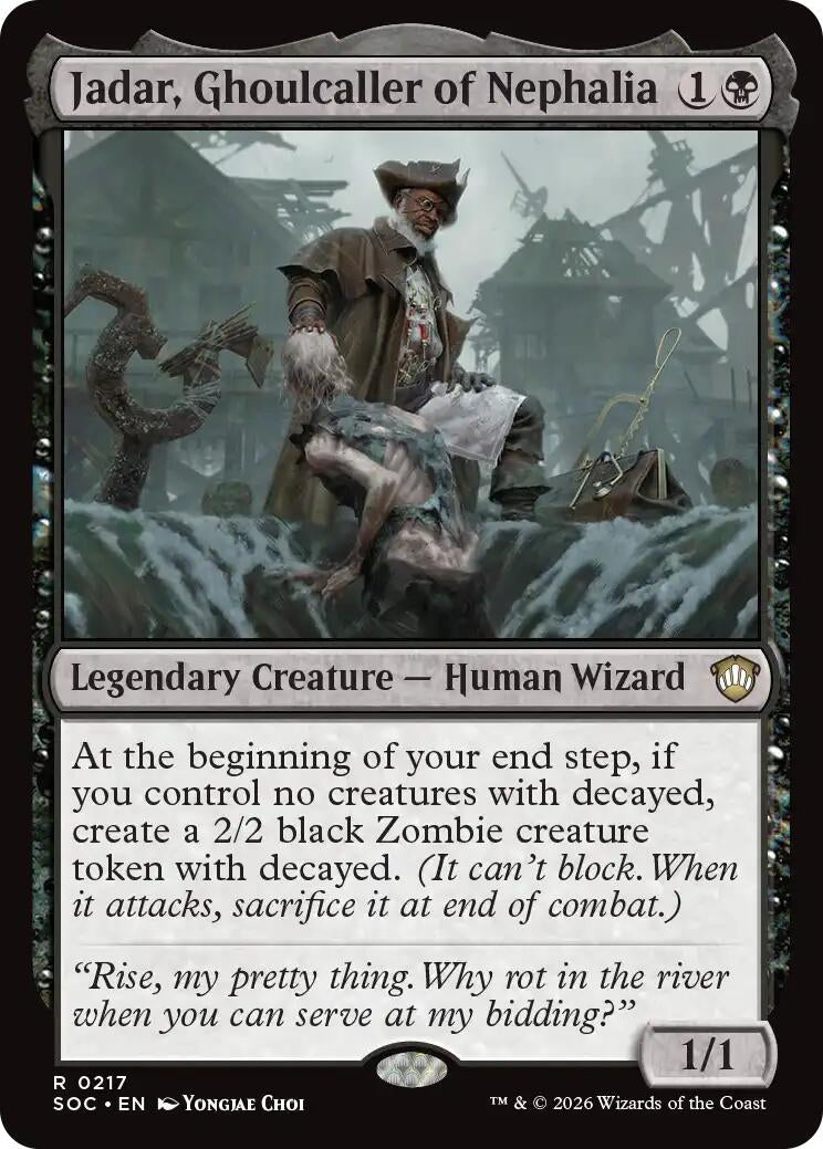 Image for Jadar, Ghoulcaller of Nephalia (217) (SOC) - Magic: The Gathering