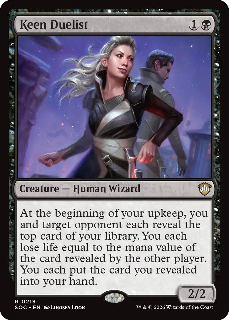 Image for Keen Duelist (218) (SOC) - Magic: The Gathering