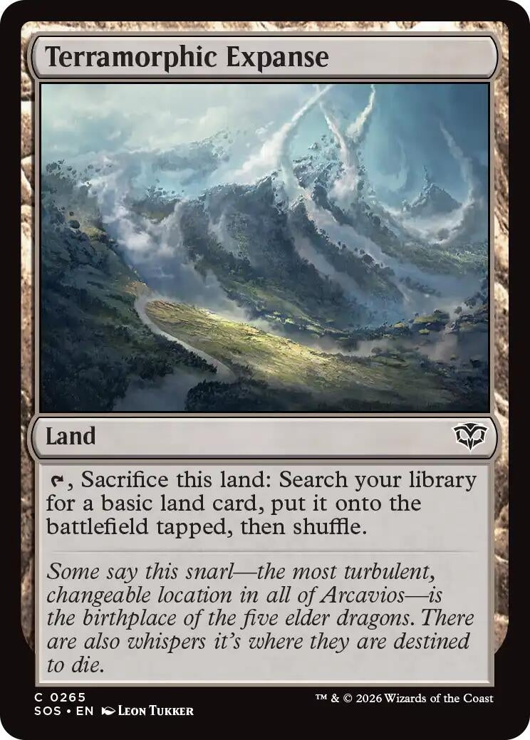 Image for Terramorphic Expanse (265) (SOS) - Magic: The Gathering