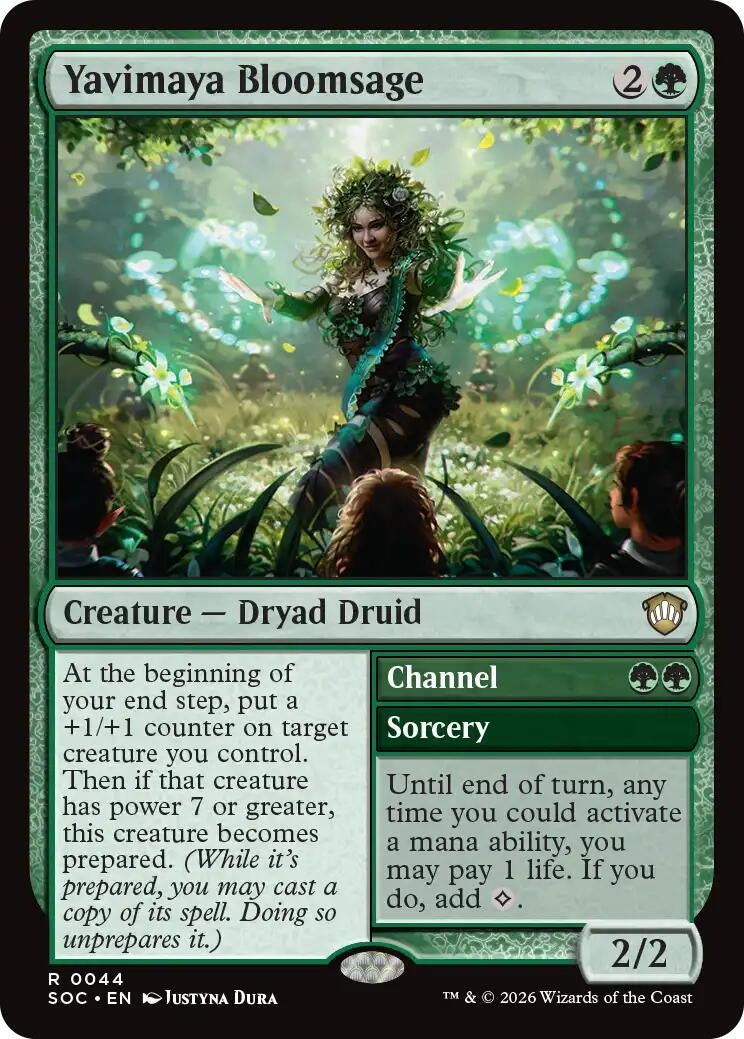 Image for Yavimaya Bloomsage (44) (SOC) - Magic: The Gathering