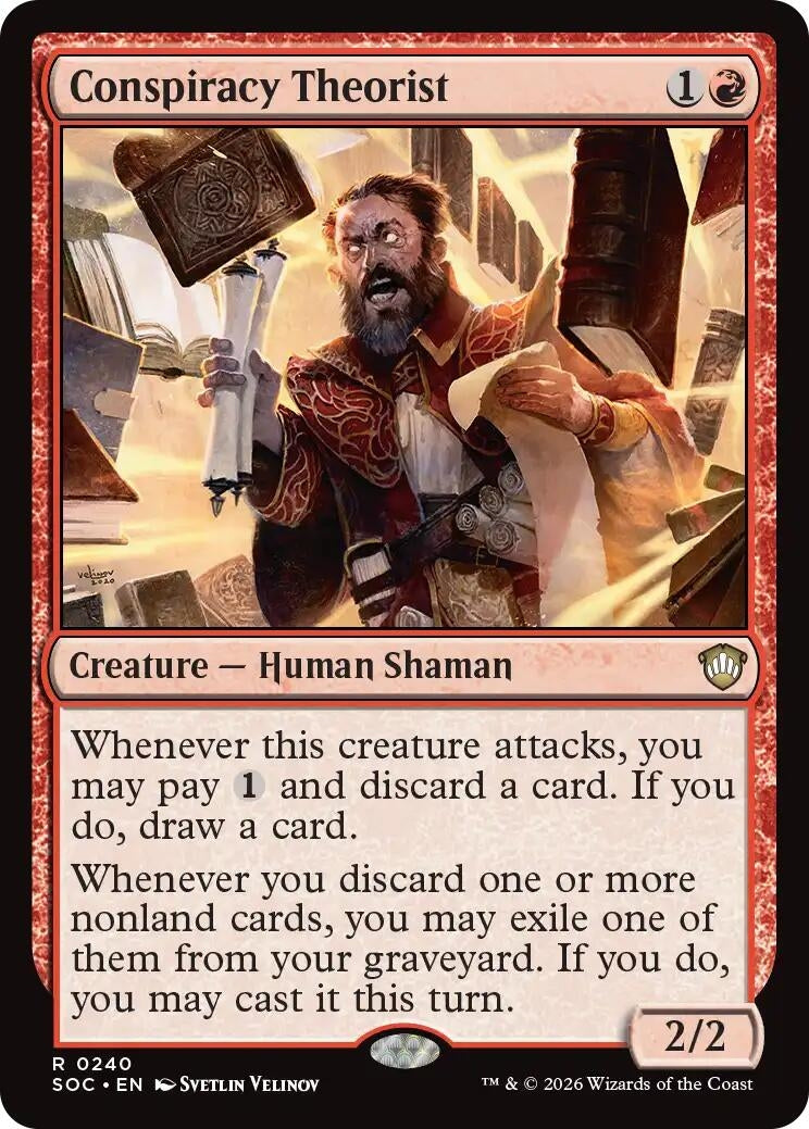 Image for Conspiracy Theorist (240) (SOC) - Magic: The Gathering