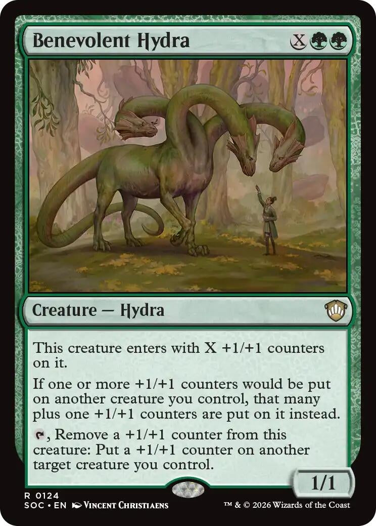 Image for Benevolent Hydra (124) (SOC) - Magic: The Gathering