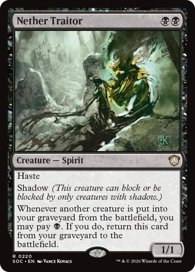 Image for Nether Traitor (220) (SOC) - Magic: The Gathering