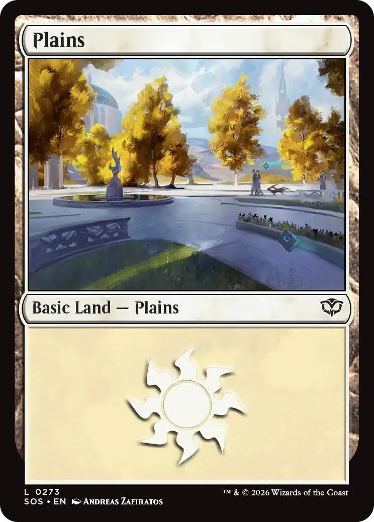 Image for Plains (0273) (273) (SOS) - Magic: The Gathering