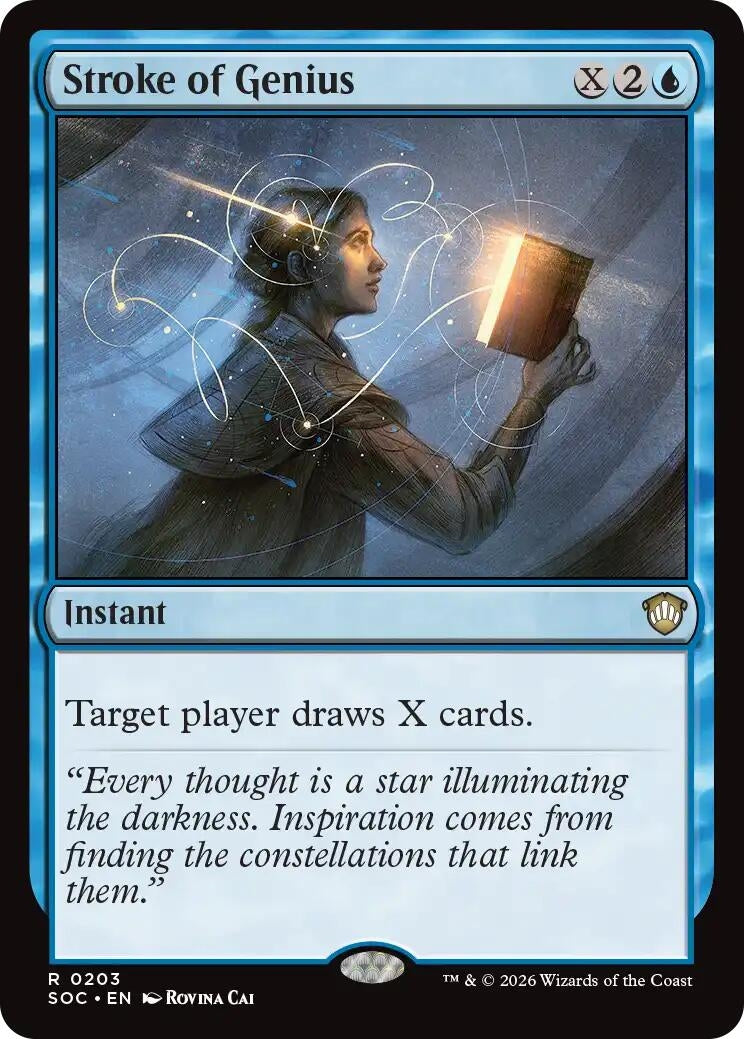 Image for Stroke of Genius (203) (SOC) - Magic: The Gathering