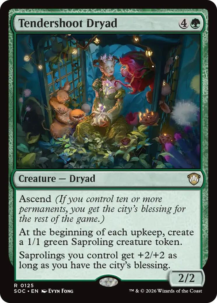 Image for Tendershoot Dryad (125) (SOC) - Magic: The Gathering