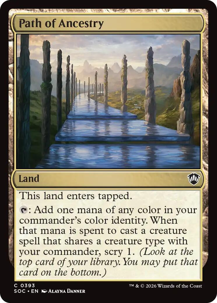 Image for Path of Ancestry (393) (SOC) - Magic: The Gathering