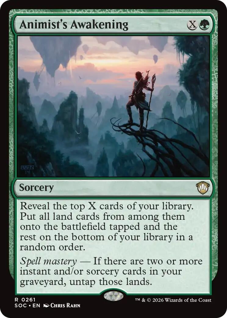 Image for Animist's Awakening (261) (SOC) - Magic: The Gathering