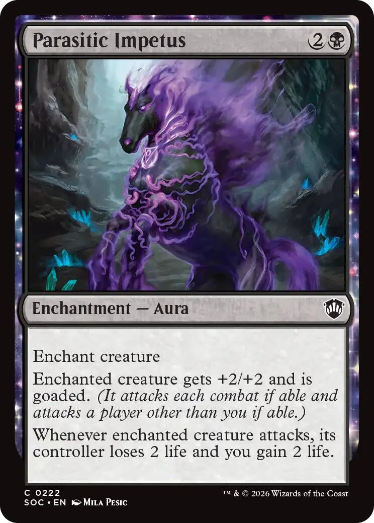 Image for Parasitic Impetus (222) (SOC) - Magic: The Gathering