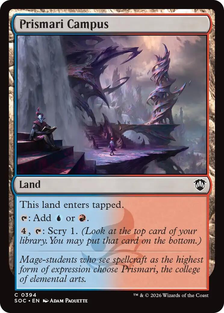 Image for Prismari Campus (394) (SOC) - Magic: The Gathering