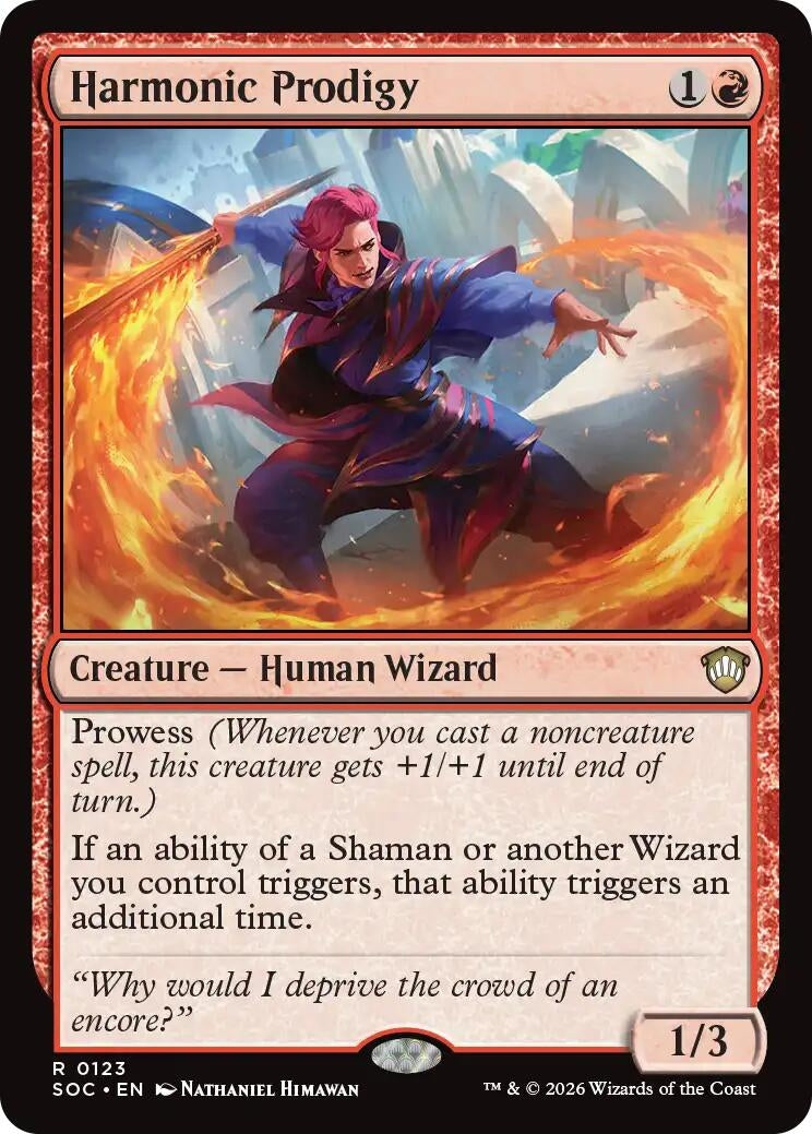 Image for Harmonic Prodigy (123) (SOC) - Magic: The Gathering