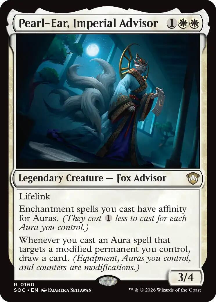 Image for Pearl-Ear, Imperial Advisor (160) (SOC) - Magic: The Gathering