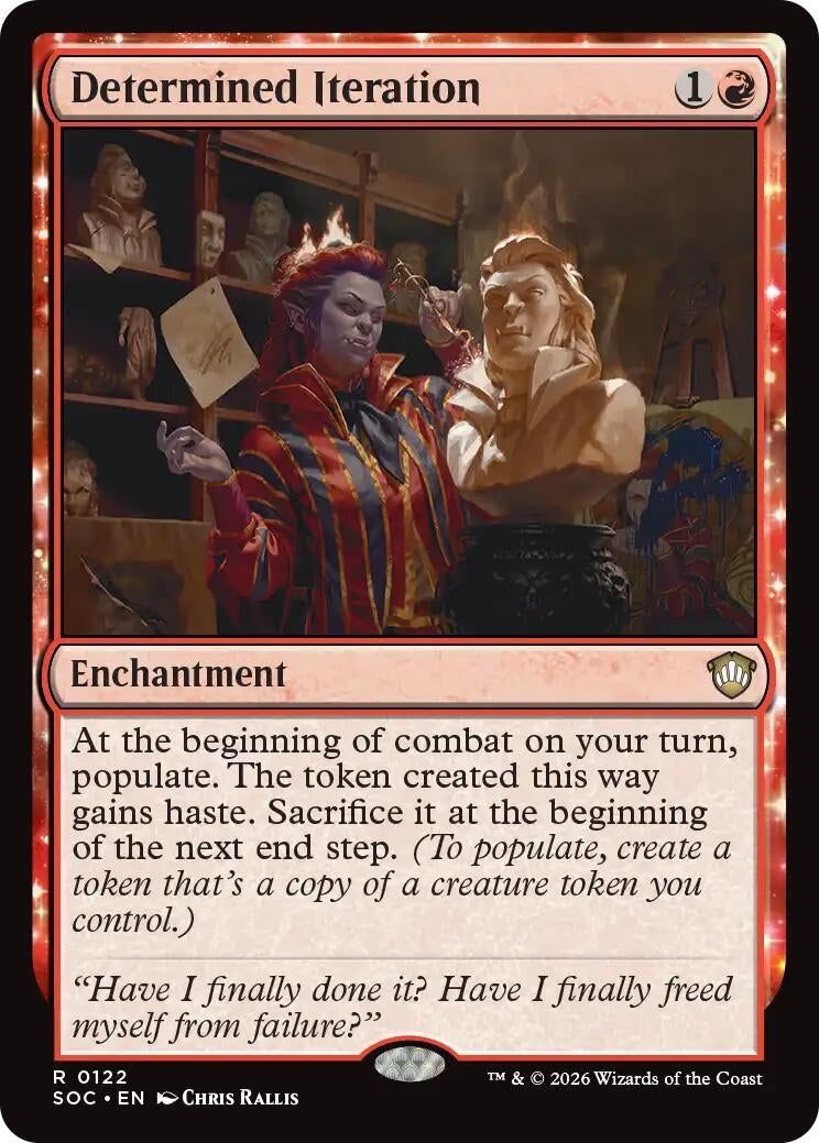 Image for Determined Iteration (122) (SOC) - Magic: The Gathering