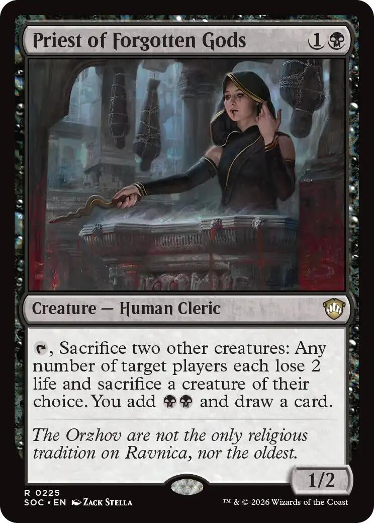 Image for Priest of Forgotten Gods (225) (SOC) - Magic: The Gathering
