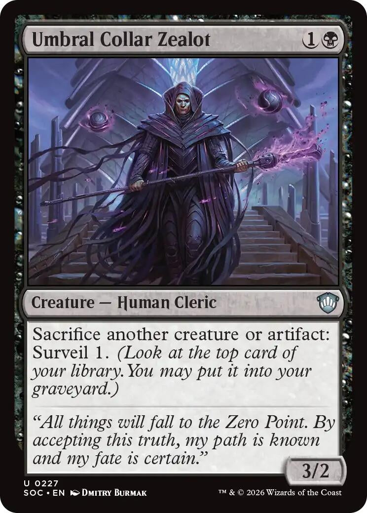 Image for Umbral Collar Zealot (227) (SOC) - Magic: The Gathering