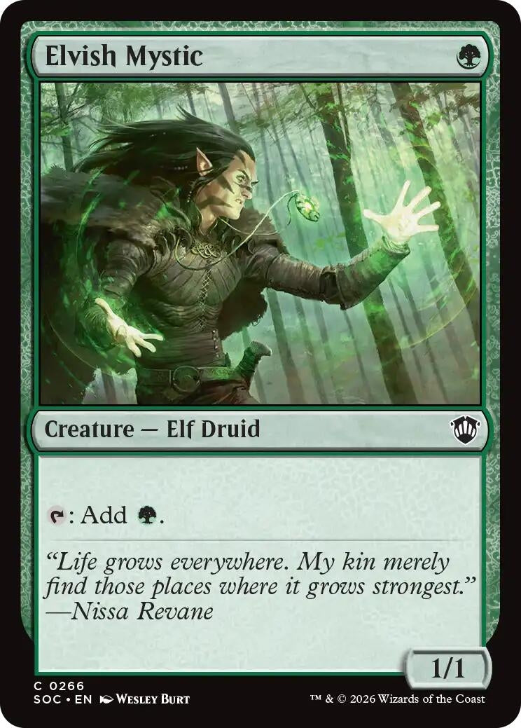 Image for Elvish Mystic (266) (SOC) - Magic: The Gathering