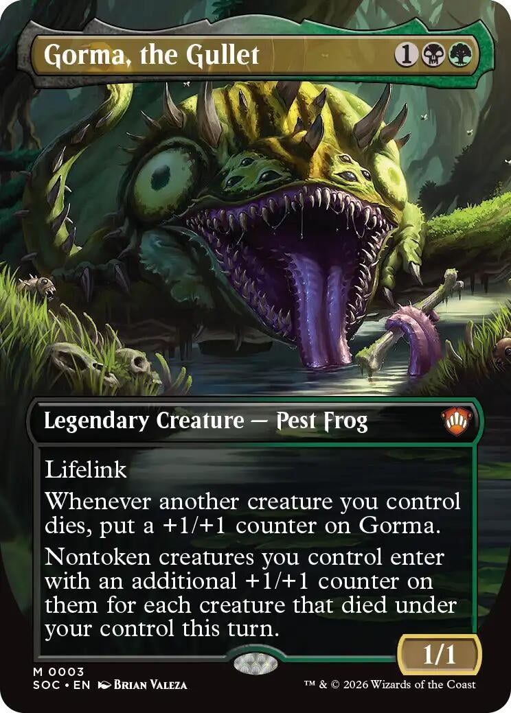 Image for Gorma, the Gullet (Borderless) (3) (SOC) - Magic: The Gathering
