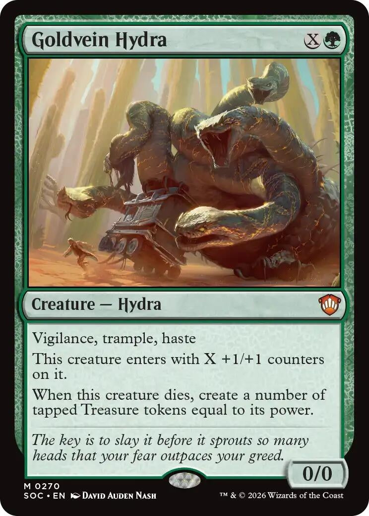 Image for Goldvein Hydra (270) (SOC) - Magic: The Gathering
