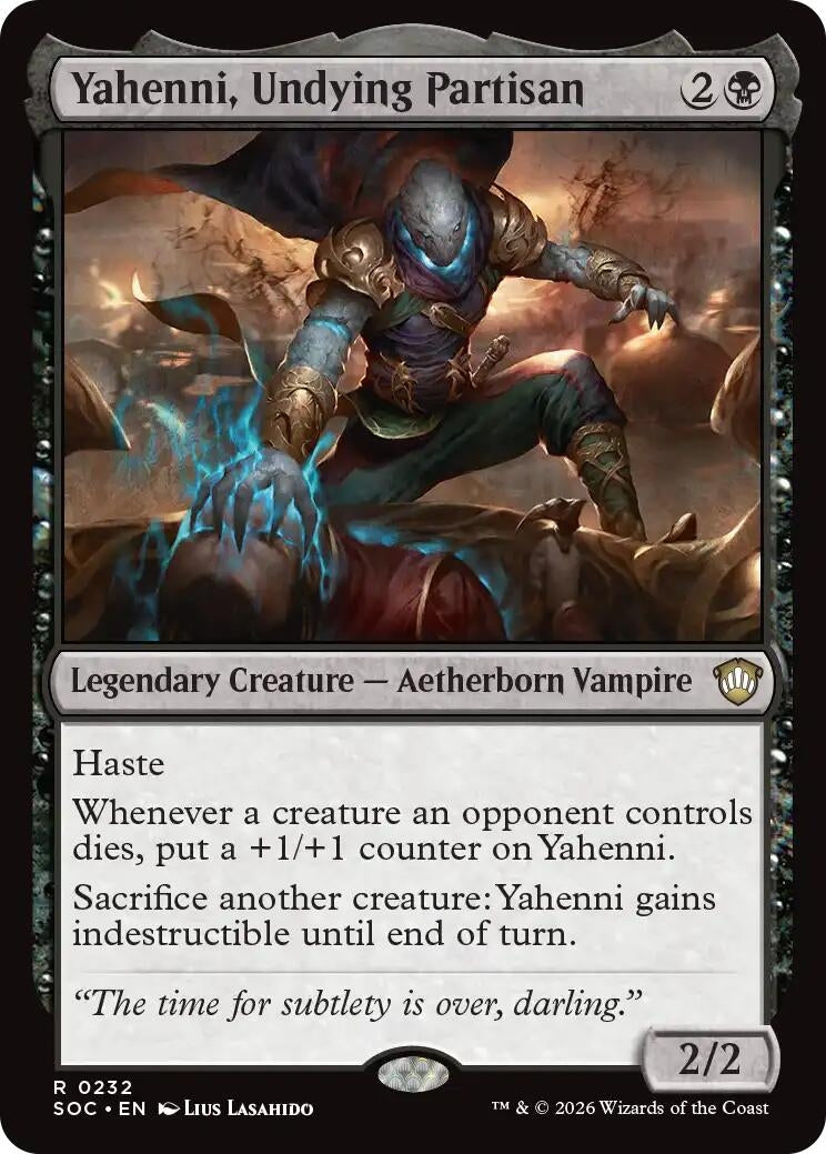 Image for Yahenni, Undying Partisan (232) (SOC) - Magic: The Gathering