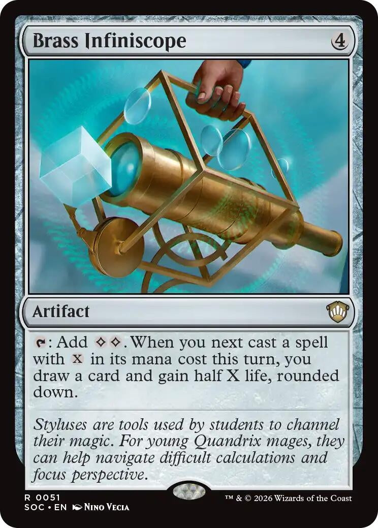 Image for Brass Infiniscope (51) (SOC) - Magic: The Gathering