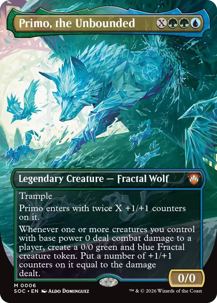 Image for Primo, the Unbounded (Borderless) (6) (SOC) - Magic: The Gathering