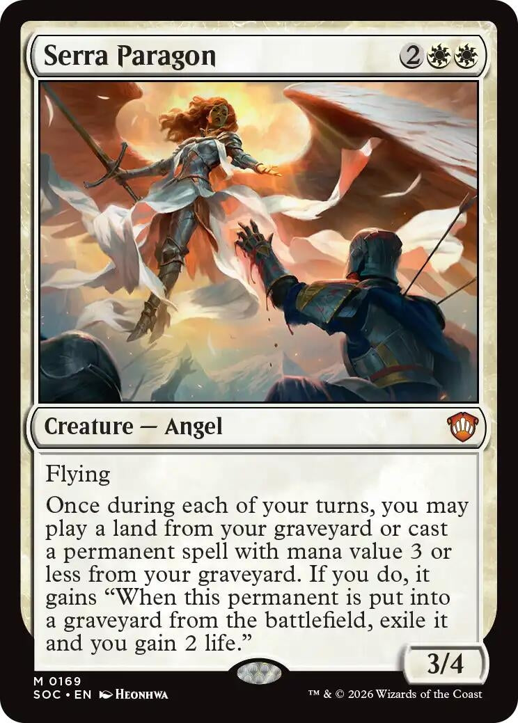 Image for Serra Paragon (169) (SOC) - Magic: The Gathering