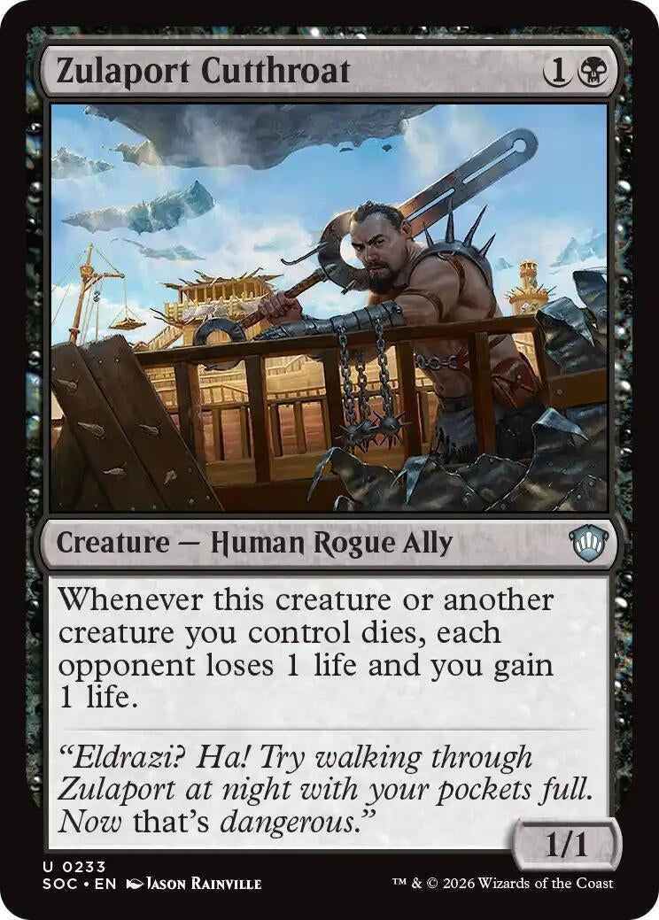 Image for Zulaport Cutthroat (233) (SOC) - Magic: The Gathering