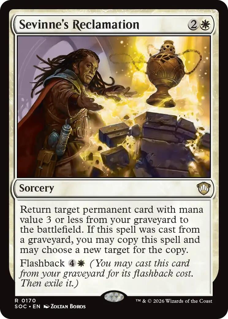 Image for Sevinne's Reclamation (170) (SOC) - Magic: The Gathering