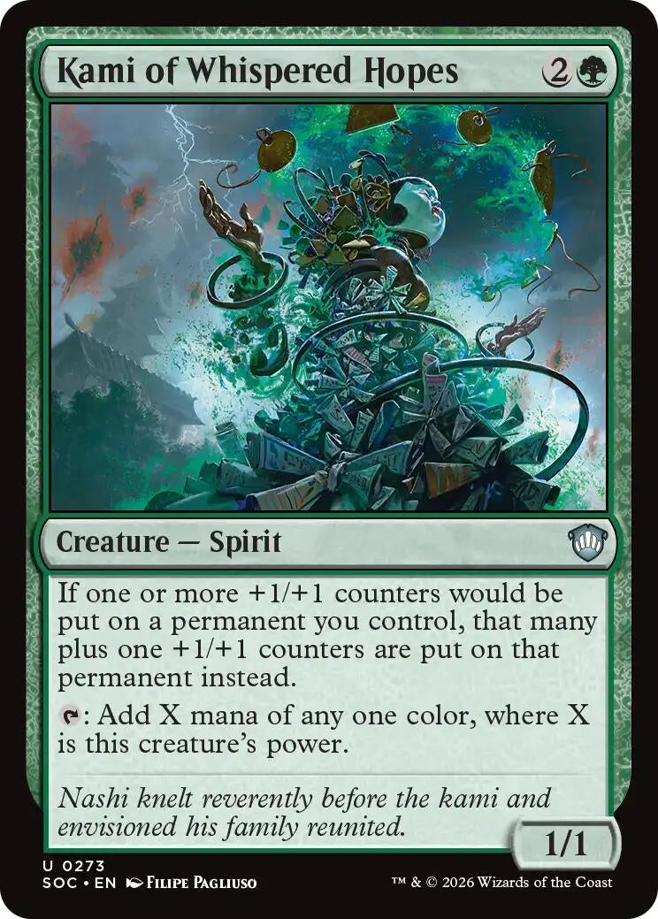 Image for Kami of Whispered Hopes (273) (SOC) - Magic: The Gathering