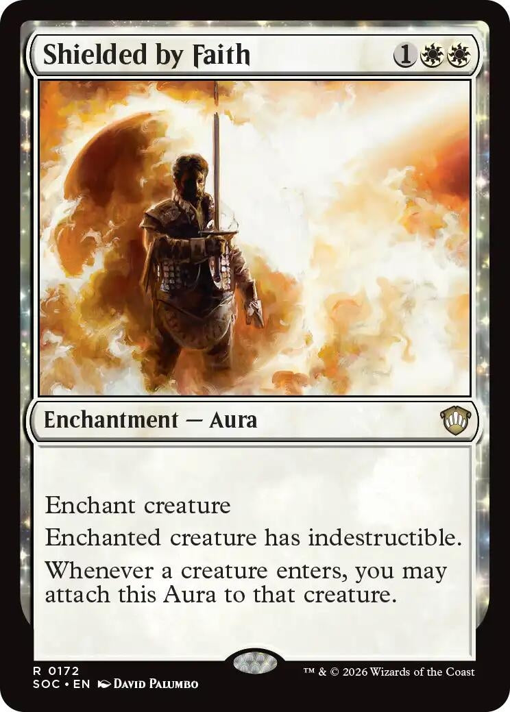 Image for Shielded by Faith (172) (SOC) - Magic: The Gathering