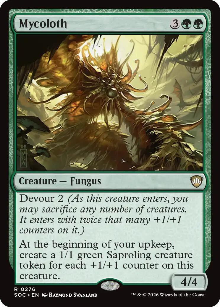 Image for Mycoloth (276) (SOC) - Magic: The Gathering