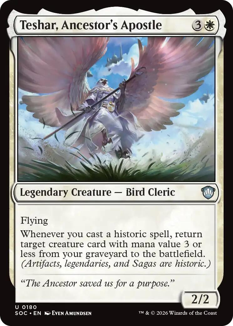 Image for Teshar, Ancestor's Apostle (180) (SOC) - Magic: The Gathering