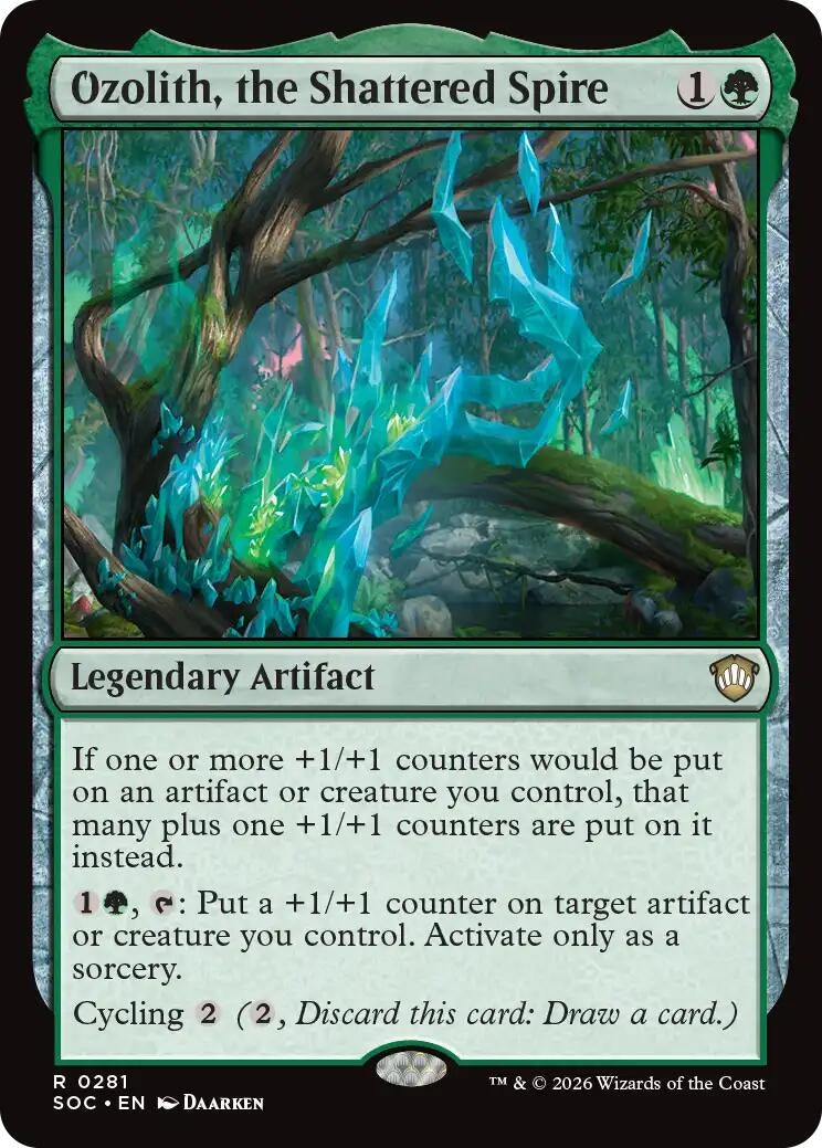 Image for Ozolith, the Shattered Spire (281) (SOC) - Magic: The Gathering