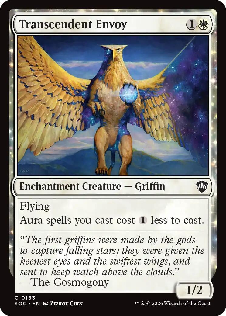 Image for Transcendent Envoy (183) (SOC) - Magic: The Gathering
