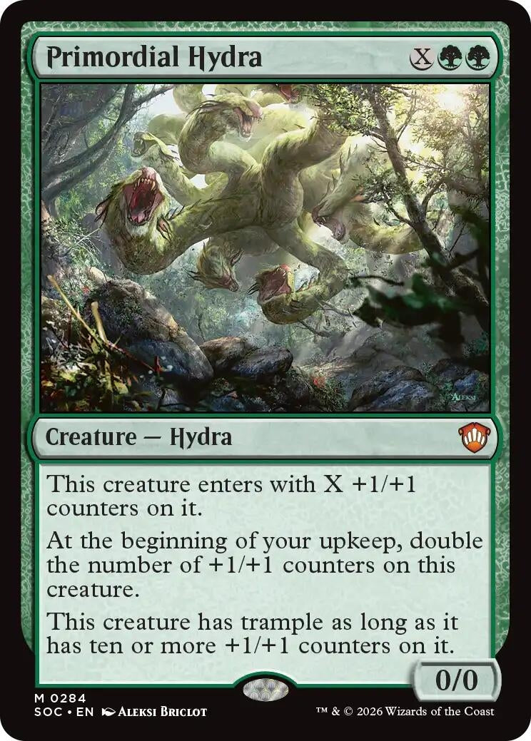 Image for Primordial Hydra (284) (SOC) - Magic: The Gathering