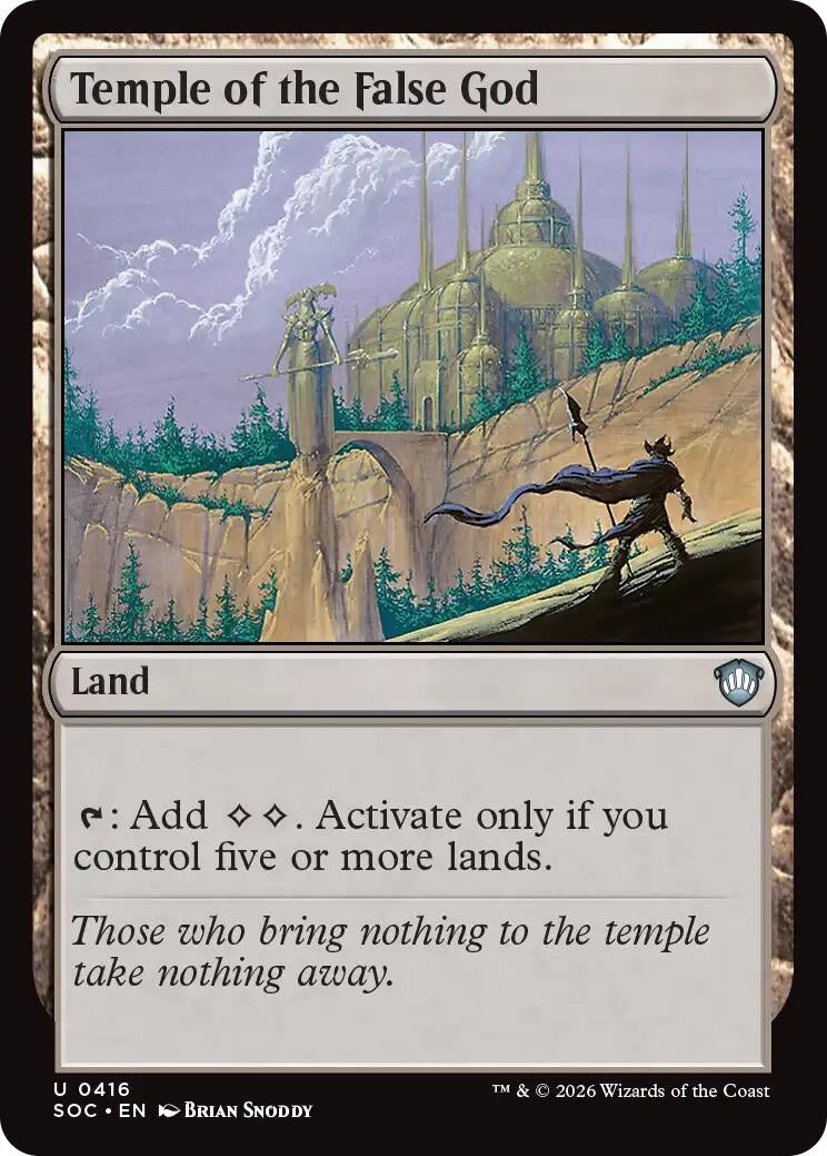 Image for Temple of the False God (416) (SOC) - Magic: The Gathering