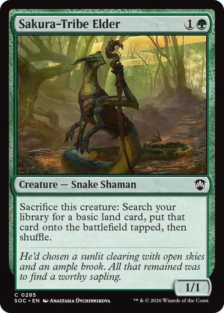 Image for Sakura-Tribe Elder (285) (SOC) - Magic: The Gathering