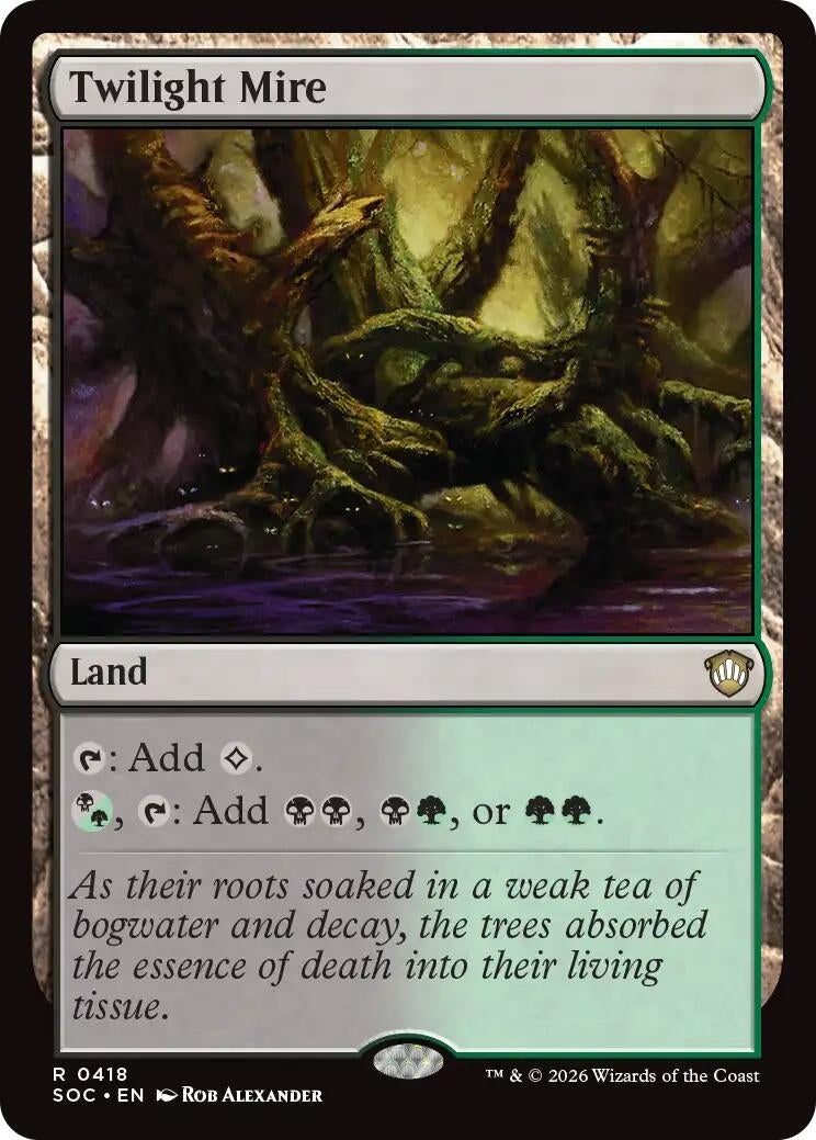 Image for Twilight Mire (418) (SOC) - Magic: The Gathering