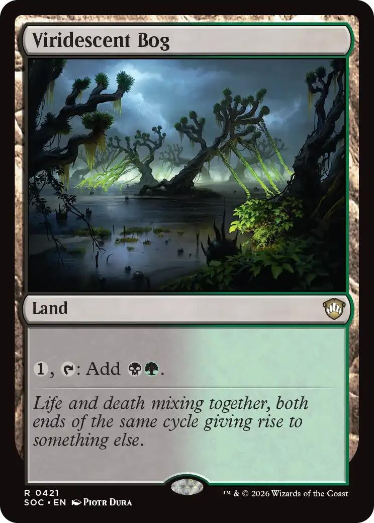 Image for Viridescent Bog (421) (SOC) - Magic: The Gathering
