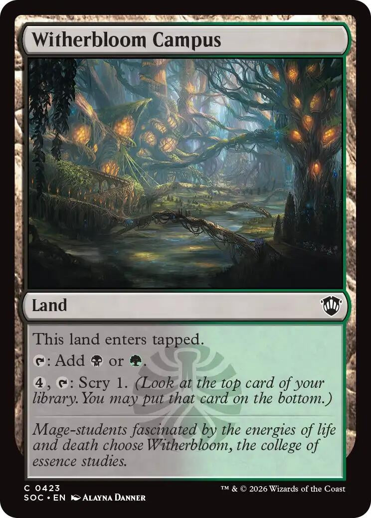 Image for Witherbloom Campus (423) (SOC) - Magic: The Gathering