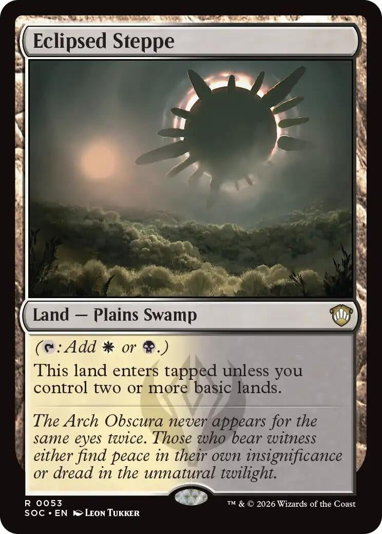Image for Eclipsed Steppe (53) (SOC) - Magic: The Gathering