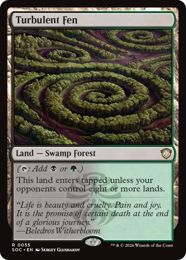 Image for Turbulent Fen (55) (SOC) - Magic: The Gathering