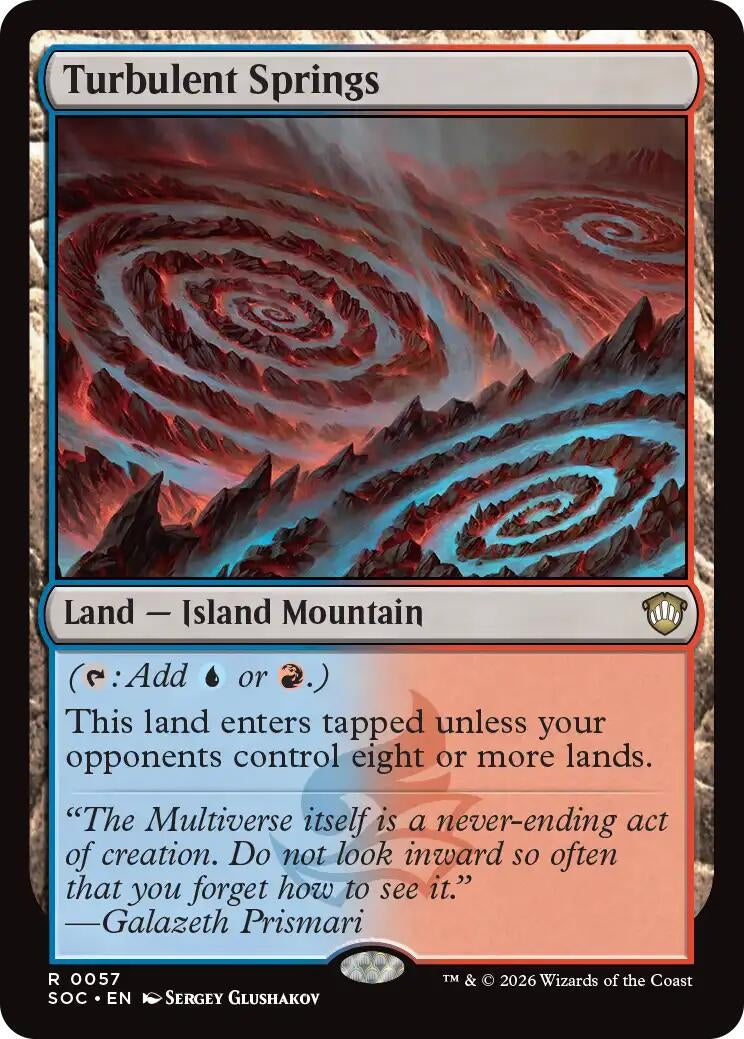 Image for Turbulent Springs (57) (SOC) - Magic: The Gathering