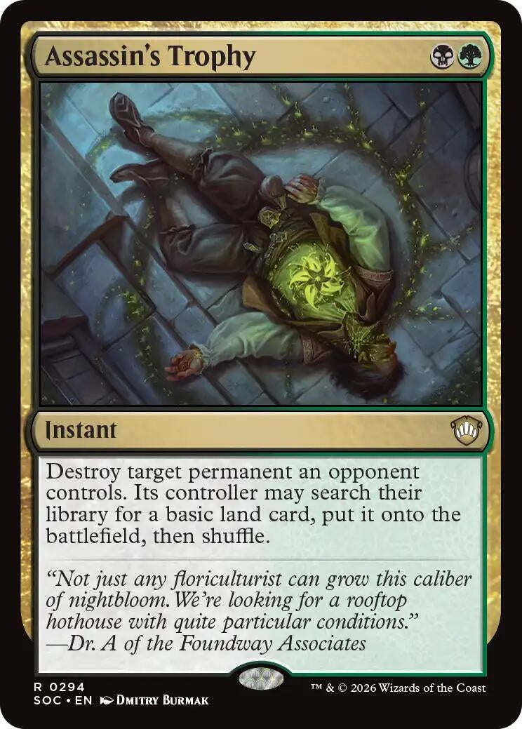 Image for Assassin's Trophy (294) (SOC) - Magic: The Gathering
