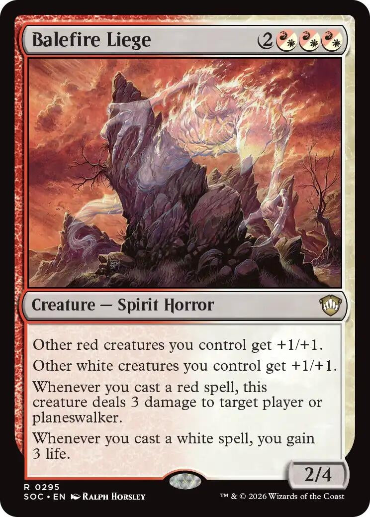 Image for Balefire Liege (295) (SOC) - Magic: The Gathering